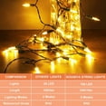 thumbnail image 4 of Morttic Battery Operated String Lights, 16ft 50 LED Waterproof Christmas Lights Outdoor Indoor Mini Lights with 8 Modes for Xmas Tree Bedroom Garden Patio Wedding Party Decor (Multicolored), 4 of 7