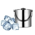 thumbnail image 5 of RABBITH 3 Liter Champagne/Rose Gold/ Silver Liquor Stainless Steel Ice Chilling Bucket, 5 of 11