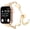 Gold, variant on Glittery Gemstone Bands for Apple Watch 49mm 46mm 45mm 44mm 42mm 41mm 40mm 38mm, Slim Metal Bracelet Strap with Sparkly Crystal & Rhinestone Compatible with iWatch Series 10 9 8 7 6 5 4 3 2 SE Ultra