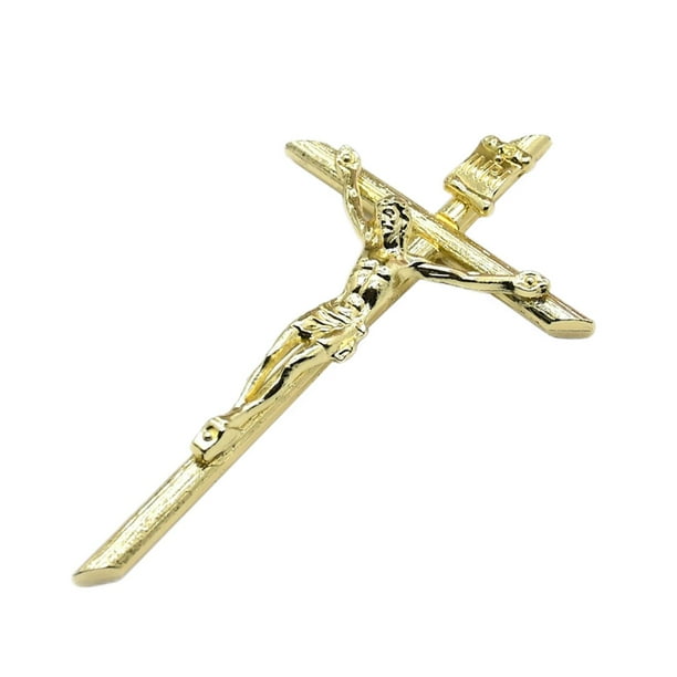 Colgante de cruz crucifijo, pequeño dije de cruz de aleación católica para pulsera, pendiente, bricolaje 46x81 cm