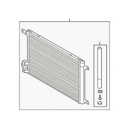Genuine OE Volkswagen A/C Condenser - 5Q0-816-411-AR