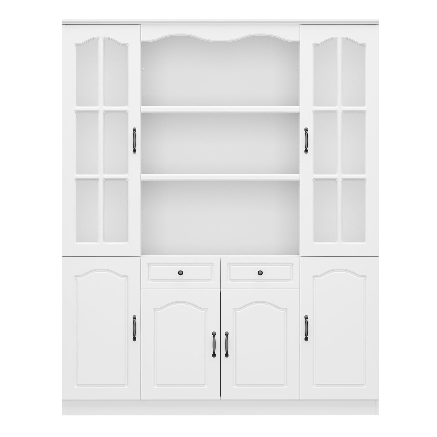 FUFU&GAGA 78.7" Kitchen Pantry Storage Freestanding Pantry