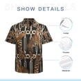 thumbnail image 7 of High Quality Hawaiian Shirts for Men Short Sleeve Aloha Beach Shirt Floral Summer Casual Button Down Shirts Blouses H34WD9, 7 of 7