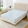 thumbnail image 6 of Yalamila Cooling Bamboo Mattress Protector, 100% Waterproof, Ultra Soft Breathable Noiseless and Washable, 8-21 inch Deep Pocket (Queen), 6 of 10