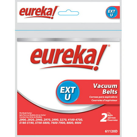 Eureka Type U Vacuum Cleaner Belt (Set of 2)