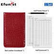 thumbnail image 1 of Portable Golf Score Book With Pencil And Score Card PU Leather Material Score Notebook Cartoon Animal Golf Accessories Drop Ship Red, 1 of 6