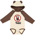 thumbnail image 3 of Inktastic No Phones Boys or Girls Long Sleeve Baby Bodysuit, 3 of 5