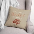 thumbnail image 3 of Creative Products Grateful Thankful Blessed 18 x 18 Spun Poly Pillow, 3 of 3