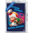 thumbnail image 3 of Nintendo The Super Mario Galaxy Movie (2026) - Toad Count On Me Wall Poster, 14.725" x 22.375" Framed, 3 of 5