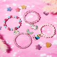 thumbnail image 5 of Estilo de Cuentas Pulsera de Unicornio Colorida de 9 Piezas Pulseras de Unicornio para Niñas Pulsera de Cuentas de Unicornio Arcoíris para Favores de Fiesta de Cumpleaños Pulsera de $9 Pieza, 5 of 5