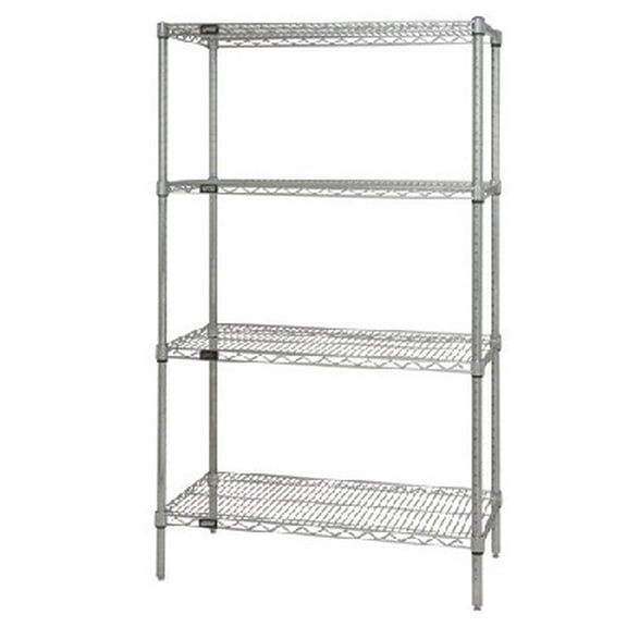 Quantum 12W X 60"L X 54"H Wireless Shelving Unit - Chrome Model Wr54-1260C