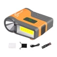 thumbnail image 2 of Luz LED IPX6 con Clip para la cabeza linterna COB impermeable Wdftyju  para pesca y Camping, 2 of 9
