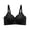 Black, variant on Comfortable Bras for Women Gift for Women Bra for Women Soft Full Cup Support with Leaf Embroidery