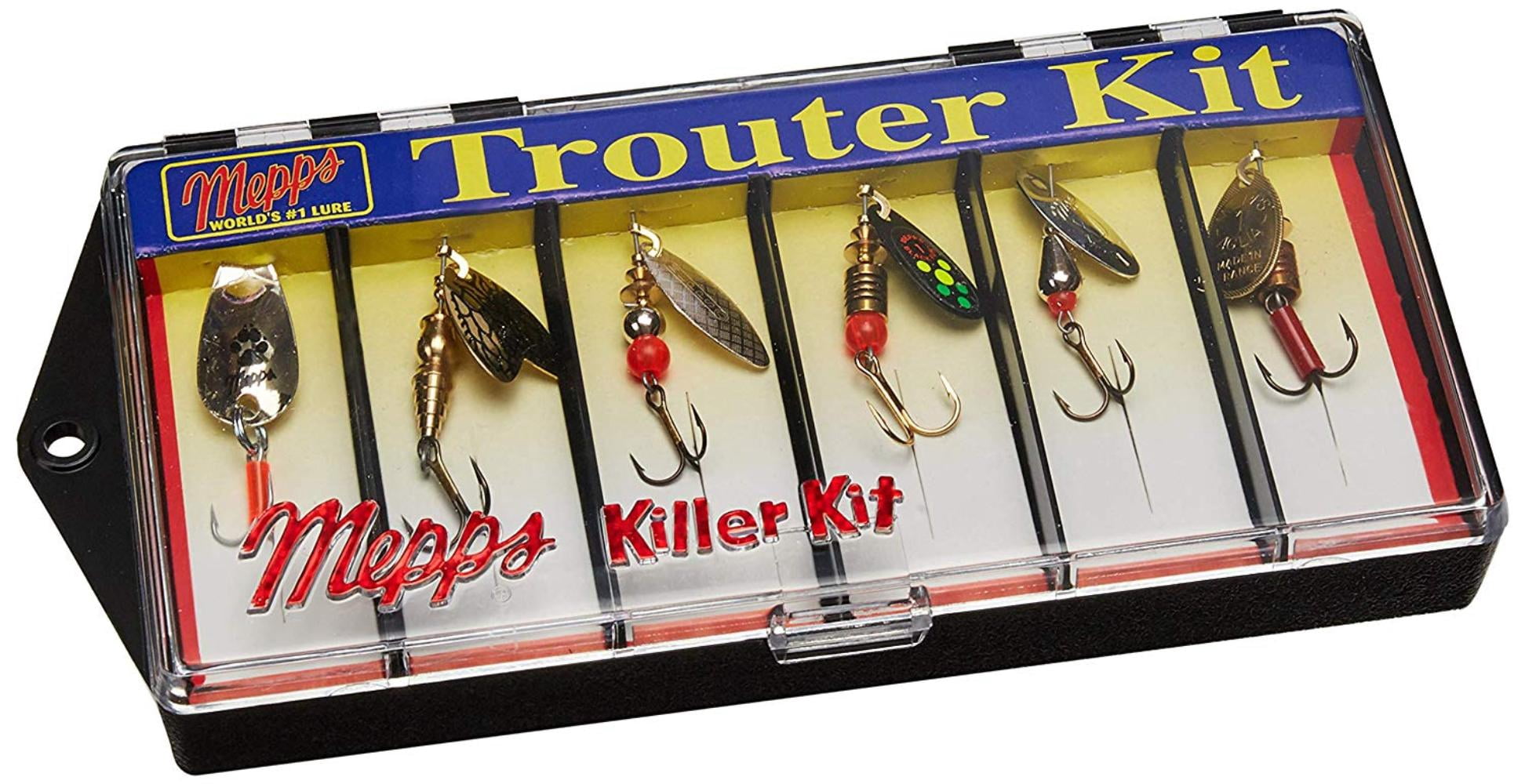 Mepp s Plain Lure Assortment Trouter Kit Solid Brass Bodies By Mepps 