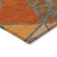 thumbnail image 4 of Addison Rugs Chantille Indoor/Outdoor Transitional Geometric Rust Washable Rectangle Rug, 1'8" x 2'6", 4 of 6