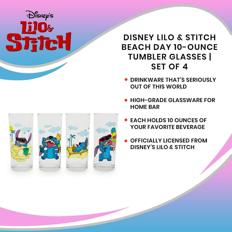 Lilo & Stitch Beach Day 4-Piece Mini Glass Set