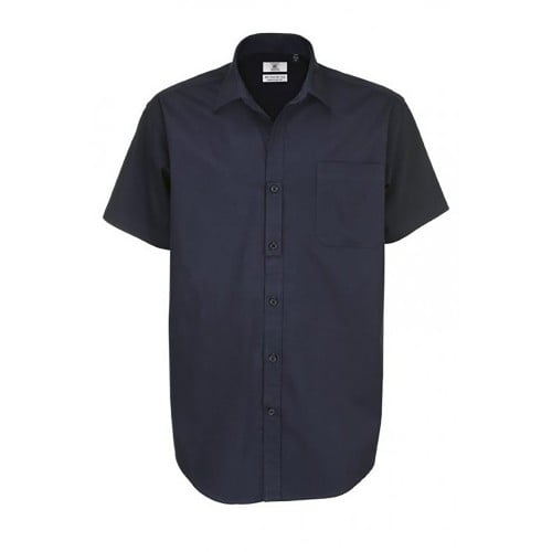 B&C Mens Sharp Twill Short Sleeve Shirt/Mens Shirts B&C Mens Sharp Twill Short Sleeve Shirt/Mens Shirts