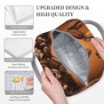 thumbnail image 3 of Easygdp Coffee Beans Bolsa de Almuerzo Insulada Grande, Forro de Aluminio, Diseño Espacioso, a Prueba de Fugas, Ideal para Trabajo, Picnics, Viajes y Actividades al Aire Libre, 3 of 6