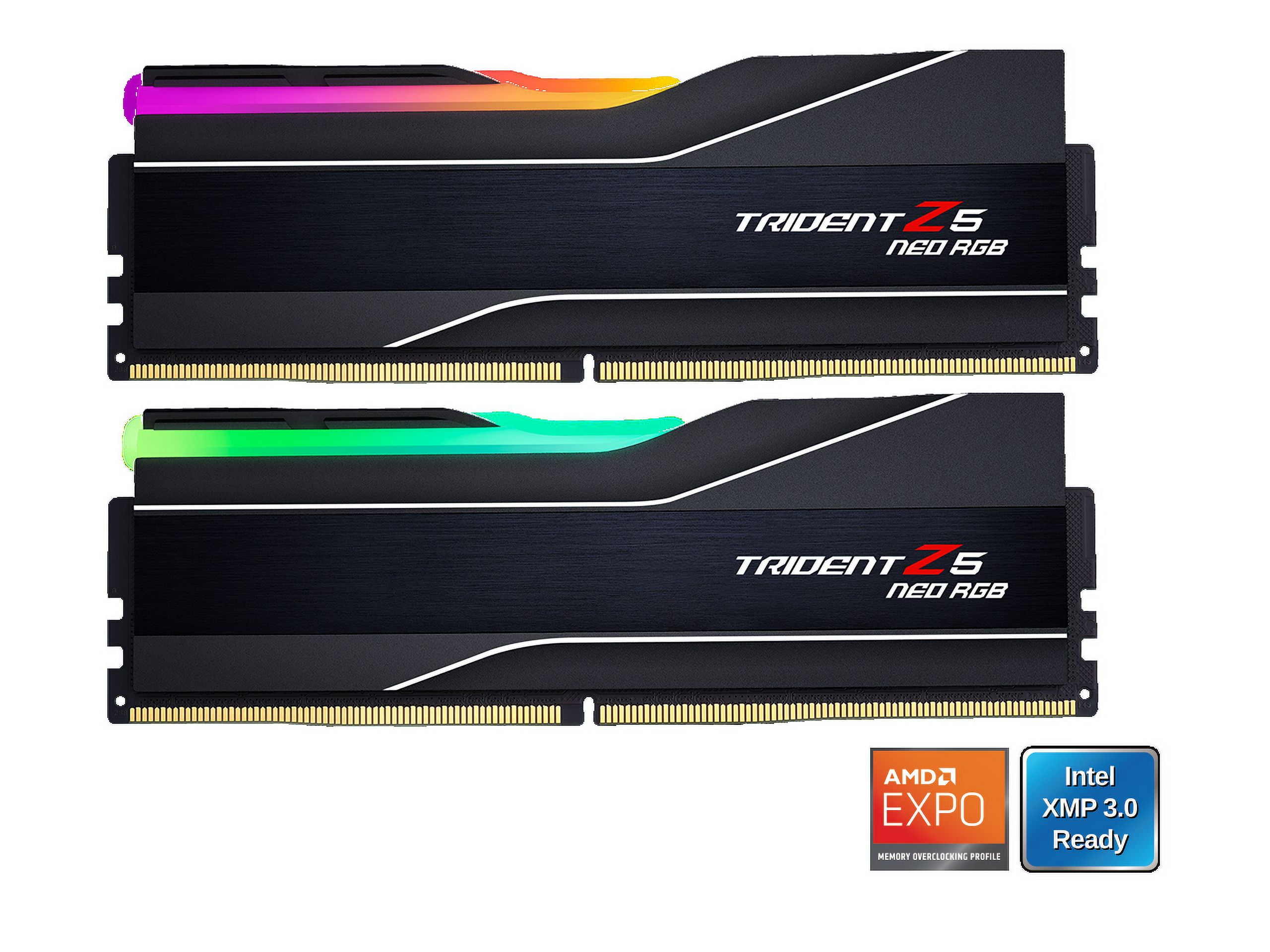 G.SKILL Trident Z5 Neo Series 64GB (2 x 32GB) 288-Pin PC RAM DDR5 6000 (PC5 48000) Desktop Memory Model F5-6000J3636F32GX2-TZ5NR