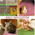 thumbnail image 3 of 4 Pcs Washable Guinea  Cage Liner - Soft Fleece Pee Pads for Small Pets, Reusable Bedding Mat for Bunny, Hamster, Rabbit, 3 of 6