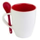 thumbnail image 2 of Paquete con 36 piezas de Taza de cerámica cuchara integrada rojo 8.3 x 10.3, 2 of 4