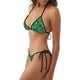 thumbnail image 2 of Disketp Tennis Rackets and Balls para Bañador de Dos Piezas para Mujer, Bikini Sexy Halter String, Conjunto de Bikini en Triángulo, 2 of 6