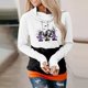 thumbnail image 2 of Sudadera con capucha para mujer con estampado suelto informal de moda de manga larga para Halloween Fridja  ghj987+3020, 2 of 5