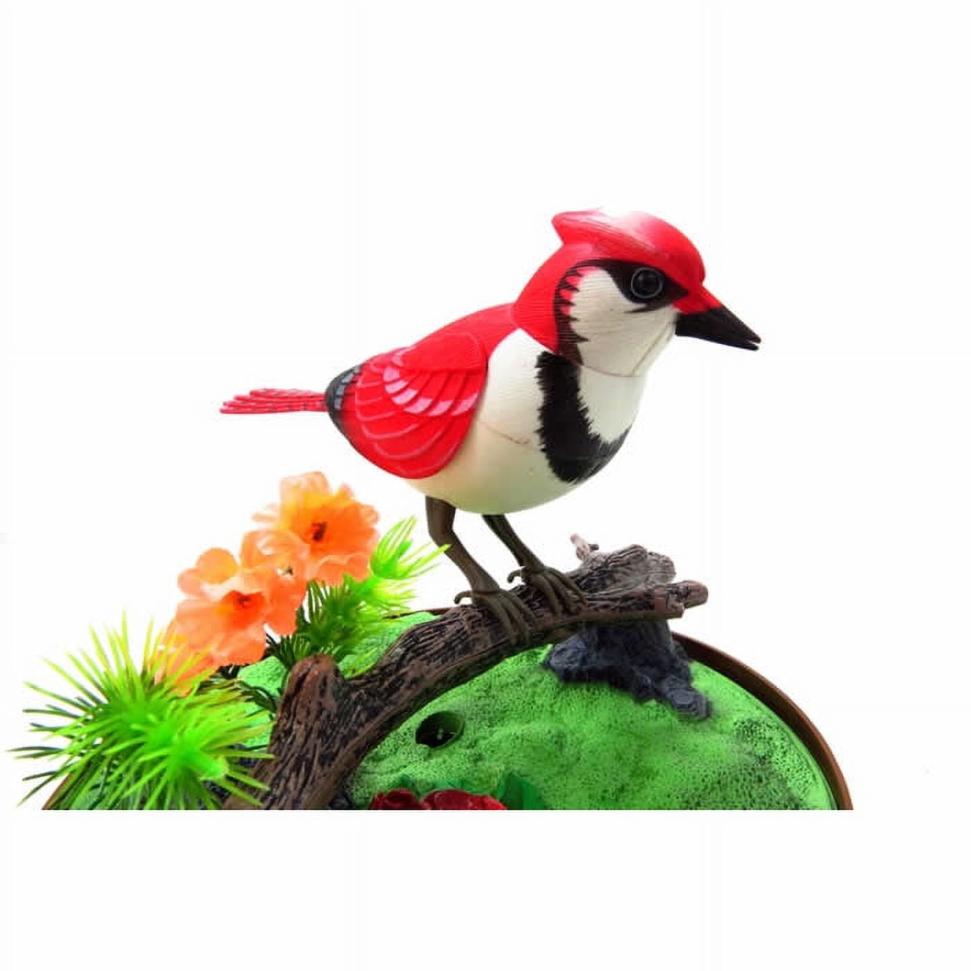 Animated Chirping Bird in Bird Cage