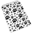 thumbnail image 5 of 888 Display USA, Inc 50 Bags of our Paw Print Paper Bags, Pet Gift Bags with Paw Prints, great for treats, store sales, party favors, animal theme events, promotions, and more. White, 6" x 9", 5 of 6