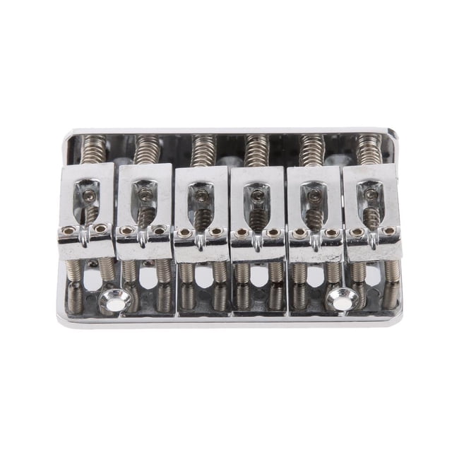 Puente de guitarra de 65 mm Puente 6 sillines ajustables Puente para Gloria Puente de Guitarra