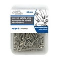 thumbnail image 1 of UNIQUE CREATIV Curved Safety Pins — 38 mm, 50 Pieces, 1 of 3