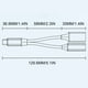 thumbnail image 2 of Adaptador USB C tipo OTG para teléfono móvil 2 en 1 C tipo a USB 3.0, cargador PD con computadora portátil y mesa, 2 of 2