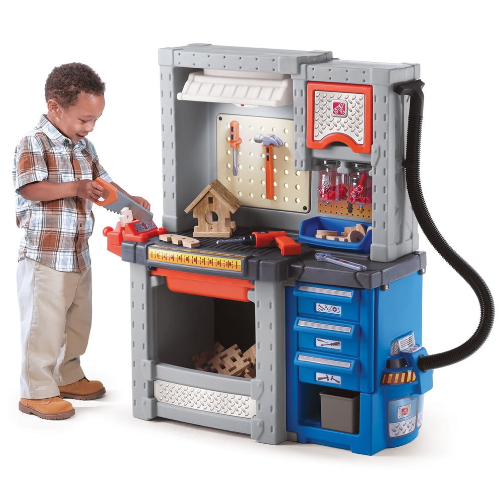 Step2 Kids Deluxe Toy Tool Station Play Set with 50 Piece Accessory Set eBay