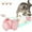 Pink Set, variant on Oneisall 1 Pack Interactive Cat Toys for Indoor Cats, Little Bee Shape Automatic Cat Toy with Colorful LED Lights, Cat Interactive Toy with 3 Feather Toys, Smart Cat Toys Interactive - Yellow