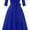Blue, variant on Cocktail Dresses for Women, Elegant Wedding Guest 3/4 Sleeves Formal Church Dress, Fall 2025