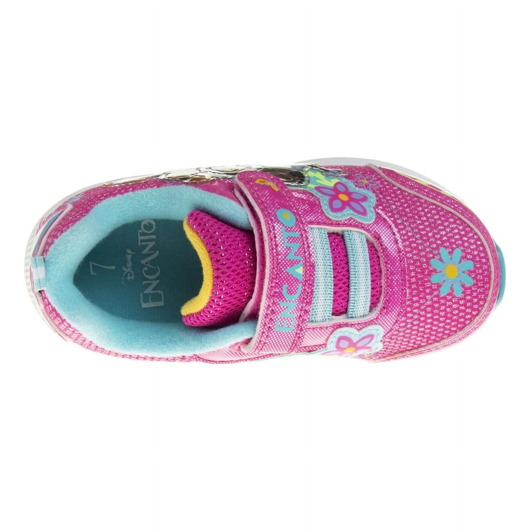 Disney Encanto Toddler Girls' Light Up Sneakers - Pink , Size: 7