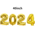 thumbnail image 3 of 32 inch 40 inch large digital aluminum balloon digital balloon suit New Year's Day New Year's Eve decoration - style：red；, 3 of 6