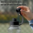 thumbnail image 5 of Sports Water Bottle, Outdoor Sports Hydration, Large Capacity 1L, Leakproof, Durable, Portable, Reusable, Easy to Clean, Lightweight, Frosted Semi-Transparent Design, 5 of 7