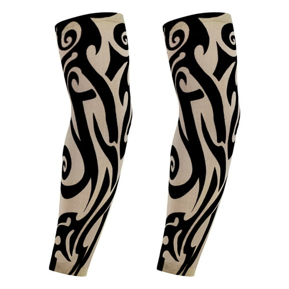 Popular Tattooing Arm Sleeves Sunblock Cooling Arm Sleeves Women Men Accessories Outdoor Cycling Hiking Daily Use Armcovers