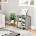 thumbnail image 3 of Ourlova EastVita Portable Shoe Storage Bench Cubby for Entryway, Shoe Bench Storage Rack with Foam Pad Seating Cushion Shoe Rack, 3 of 7