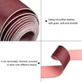 thumbnail image 3 of Leather Straps for Crafts, 1 Pack 1" Wide Grain Leather Strips(Dark Red), 3 of 6