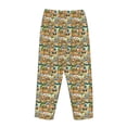 thumbnail image 3 of Lsque Doodle Owls Print Women's Pajama Pants, Lounge Pant - Comfortable Home Wear,Elastic Waistband, Stylish Design-X-Large, 3 of 9