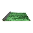 thumbnail image 2 of Ahgly Company Indoor Square Oriental Emerald Green Industrial Area Rugs, 4' Square, 2 of 4