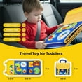 thumbnail image 3 of Toddler Busy Board,Montessori Toys for Toddler Boy & Girl Gift,Educational Quiet Activities Busy Book for Airplane Car Travel, 3 of 8