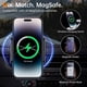 thumbnail image 3 of Entronix Funda Magnética Clarity Compatible con iPhone 15 Pro Max: Carcasa Transparente, Fina y Resistente a los Golpes con Anillo Magnético, Color Blanco, 3 of 7
