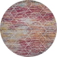 thumbnail image 2 of Addison Rugs Mayfield Premium Machine Washable Transitional Geometric Pink Round Rug, 8' x 8', 2 of 6
