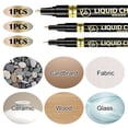 thumbnail image 3 of Mirror Paint Markers for Wide Application, Reflective Gloss Liquid Chrome Pen for Professional Art Projects (3Pcs), 3 of 7