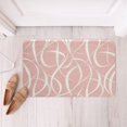 thumbnail image 2 of Erosebridal Stripes Bathroom Rugs 16x24, Pink Abstract Bathroom Mat, Geometric Decor, 2 of 5