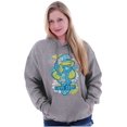 thumbnail image 3 of Retro Sassy Smurfette Love Corp Hoodie Sweatshirt Women Brisco Brands S, 3 of 4