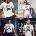 thumbnail image 3 of Greenyef Graphics I Paused My Game to Be Here Gamer Gift Funny Tee Men's T-Shirt Style-23 (White & Black, Medium), 3 of 6